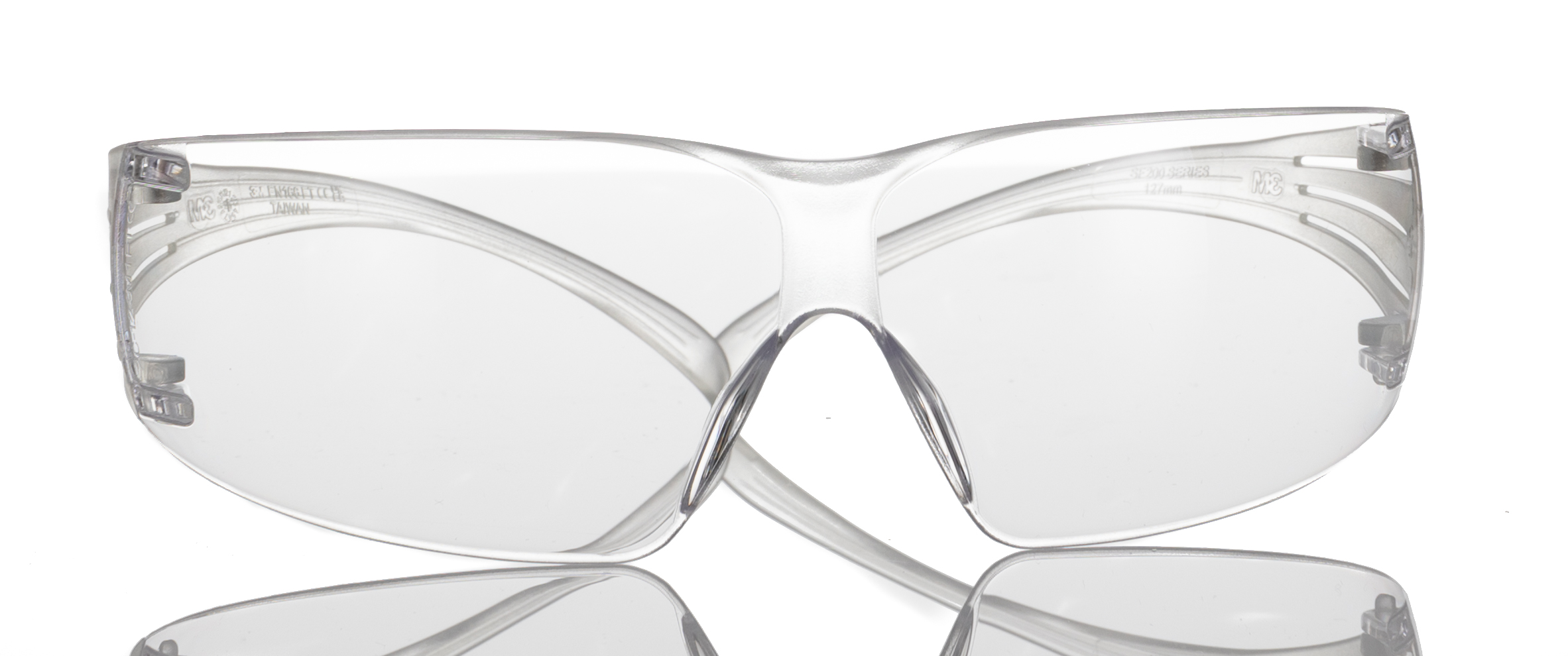 3M SecureFit UV Safety Glasses, Clear PC Lens