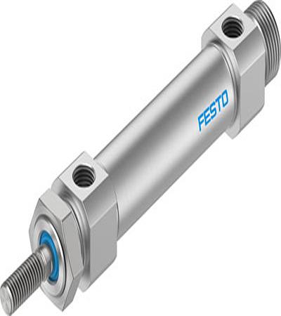 Festo 50 mm Pneumatic Piston Rod Cylinder - 5224641 DSNU Series, Double Acting Acting