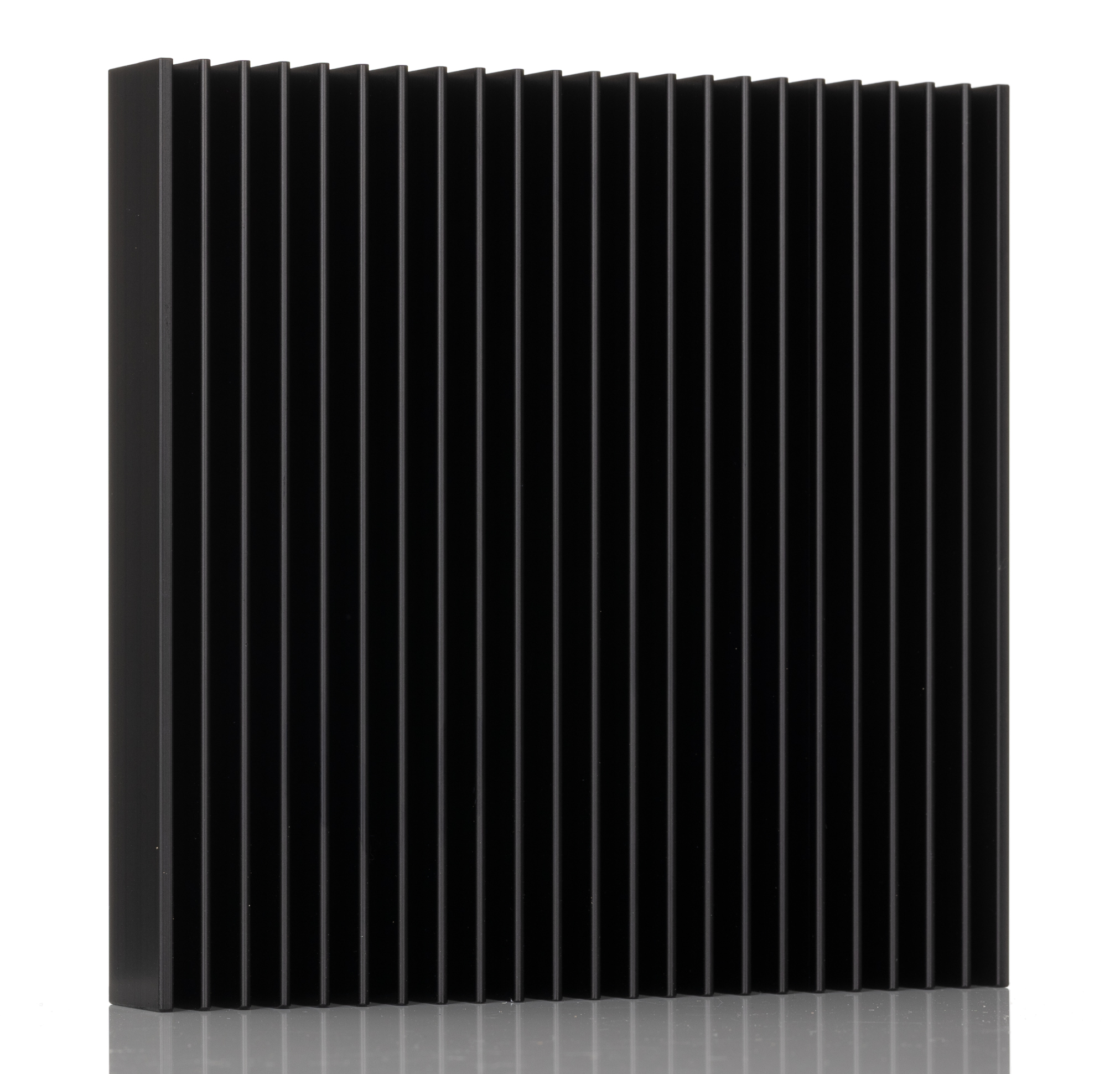 RS PRO Heatsink, Universal Square Alu, 0.39°C/W, 150 x 150 x 25mm, PCB Mount