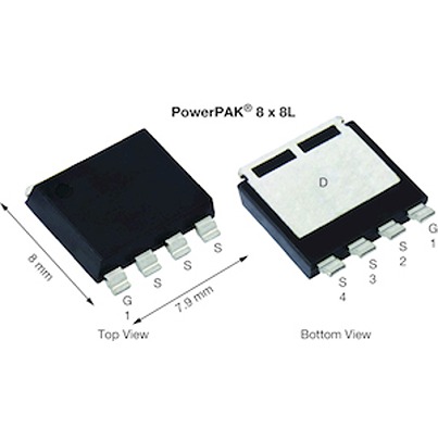 Vishay SQJQ114EL Type N-Channel Single MOSFETs, 136 A, 100 V Enhancement, 4-Pin PowerPAK