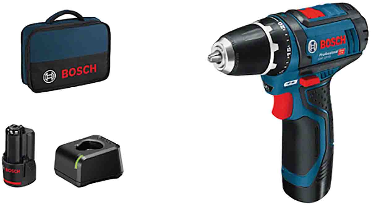 Bosch GSR Autolock 12V Cordless Drill Driver Li-ion, Euro Plug
