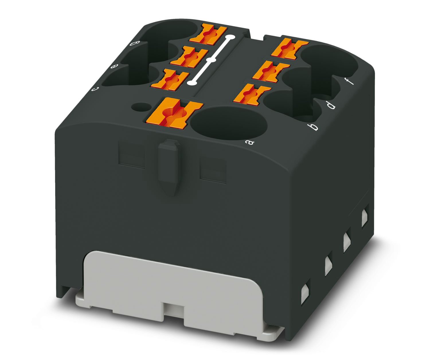 Phoenix Contact Distribution Block, 7 Way, 6mm², 32A, 450 V, Black