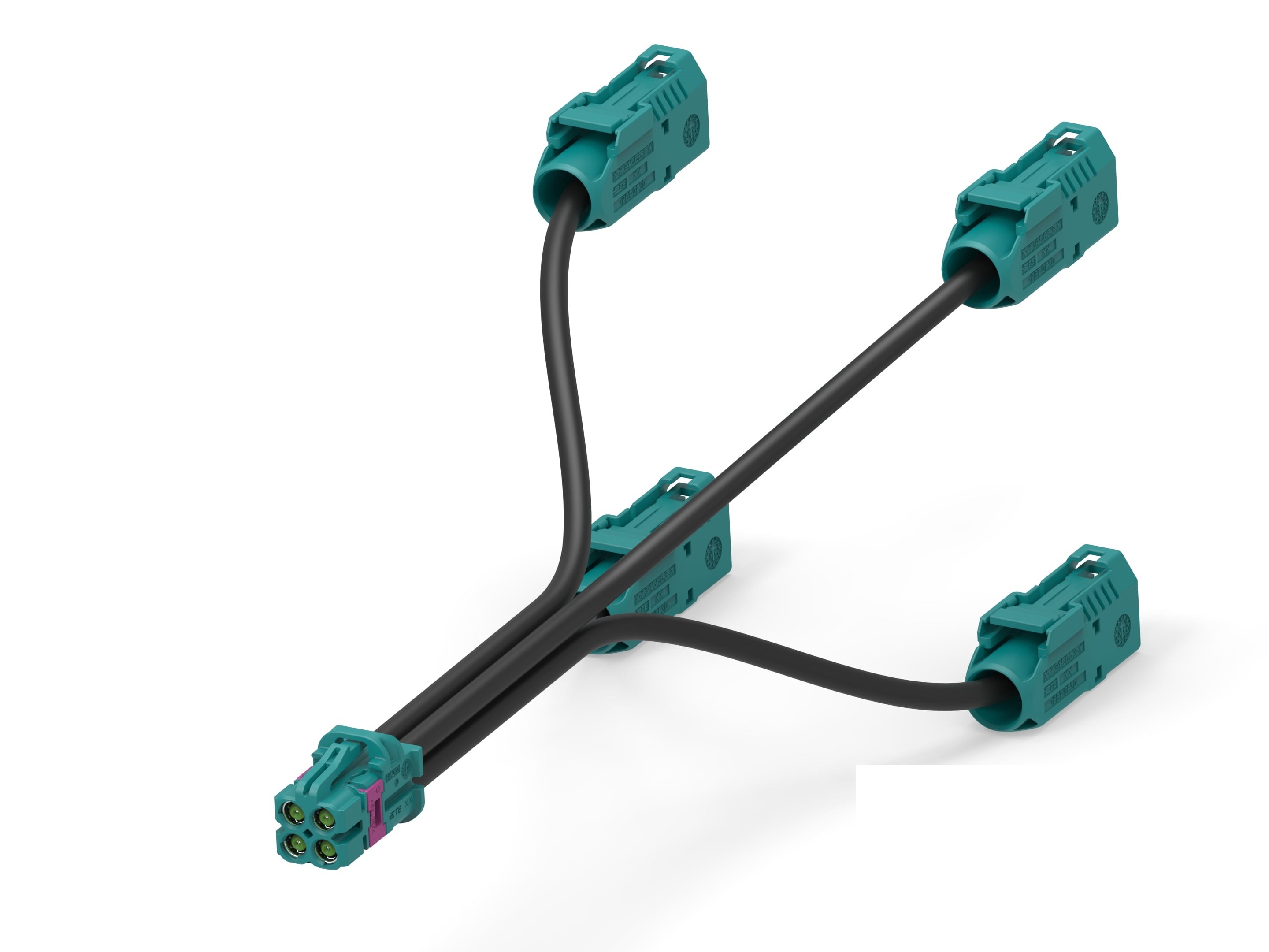TE Connectivity 2081393 Series, 1 m 50 Ω
