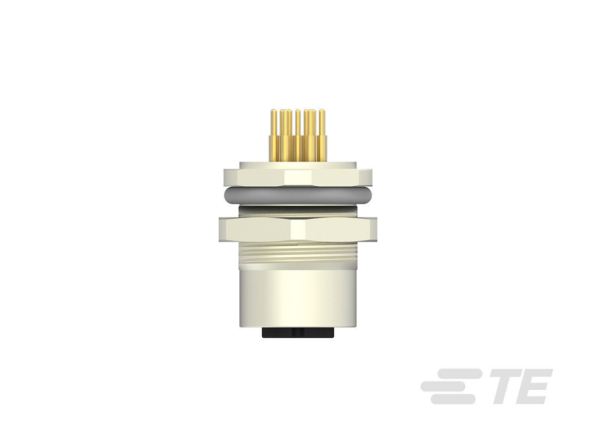TE Connectivity Circular Connector, 12 Contacts, Rear, M12 Connector, Socket, Female, IP67, M12 Series