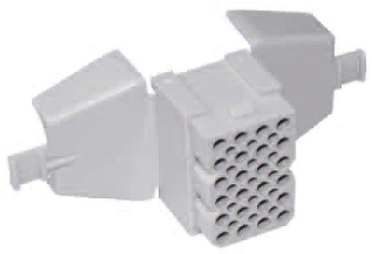 Souriau Sunbank by Eaton, SMS Female Connector Housing, 12 Way, 4 Row
