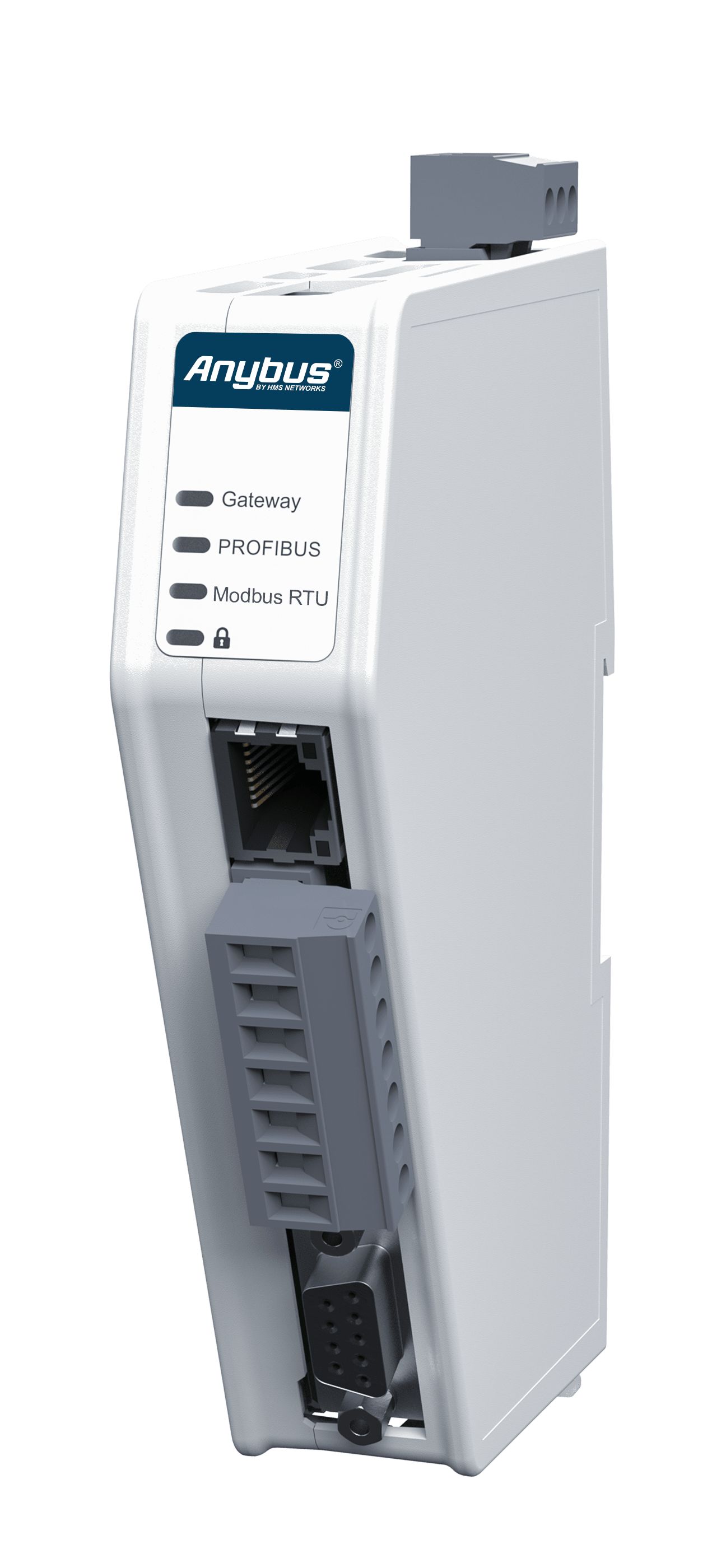 Anybus ABC4028 Series Converter for Use with Modbus RTU Control Systems, Dsub 9pin, RJ45, 12 → 30 V dc