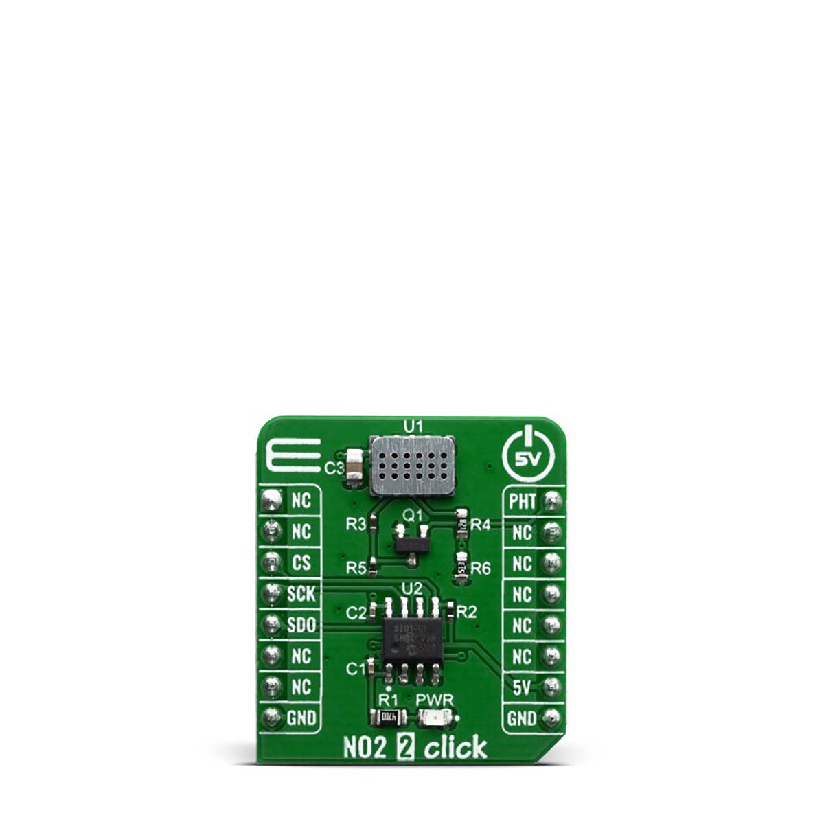 MikroElektronika NO2 2 Click for MiCS-2714 In Breath Checking Applications, etc, Used In Harsh Environment For Gas
