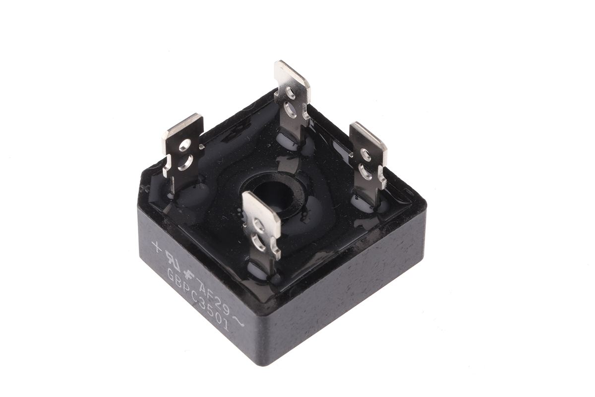 onsemi Bridge Rectifier, 35A, 100V, 4-Pin