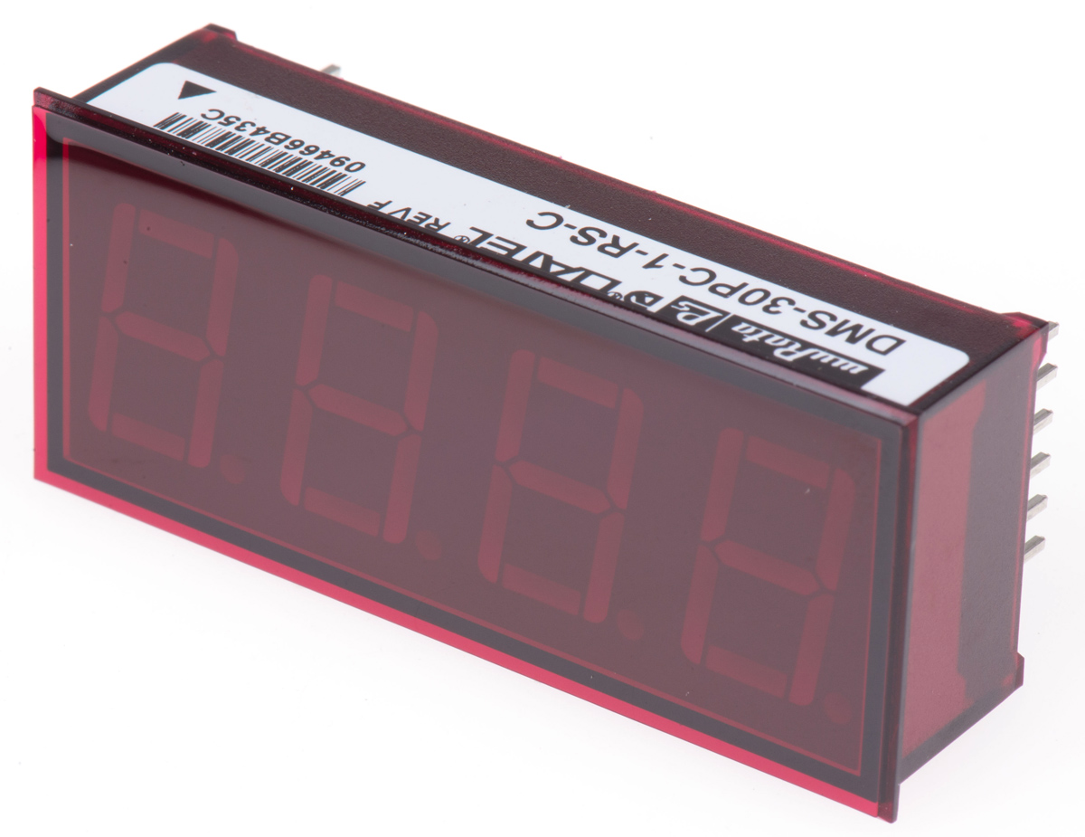 Murata Power Solutions Digital Voltmeter DC, LED Display 3.5-Digits ±2 %