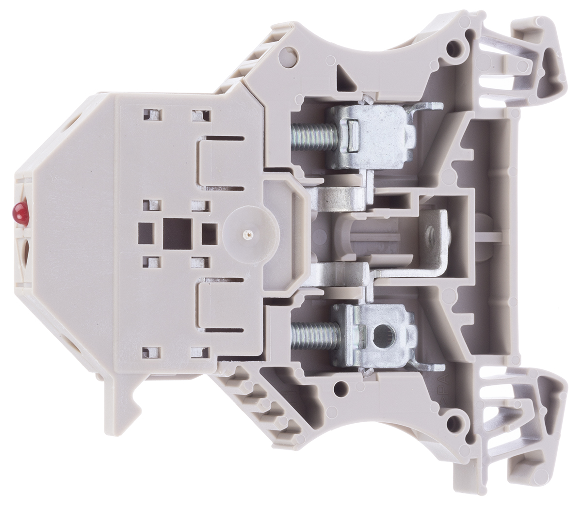 Weidmuller 1011300000 WSI Series Beige, 2.5mm², Single-Level, Screw Termination, Fused
