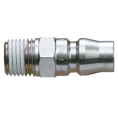 SMC Stainless Steel Male Coupler Nipple, 3/8 in Female 10mm One Touch Fitting