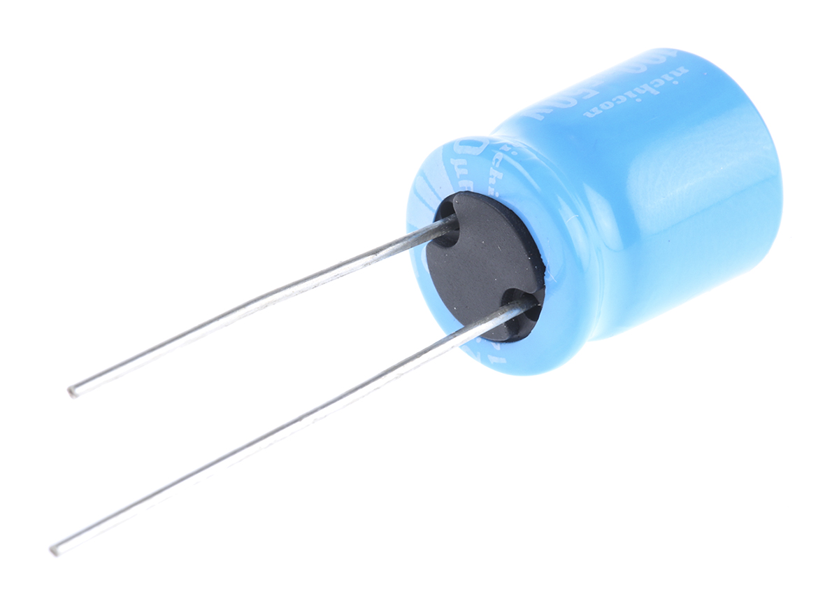 Nichicon 100μF Aluminium Electrolytic Capacitor 50V dc, Radial, Through Hole - UBT1H101MPD8