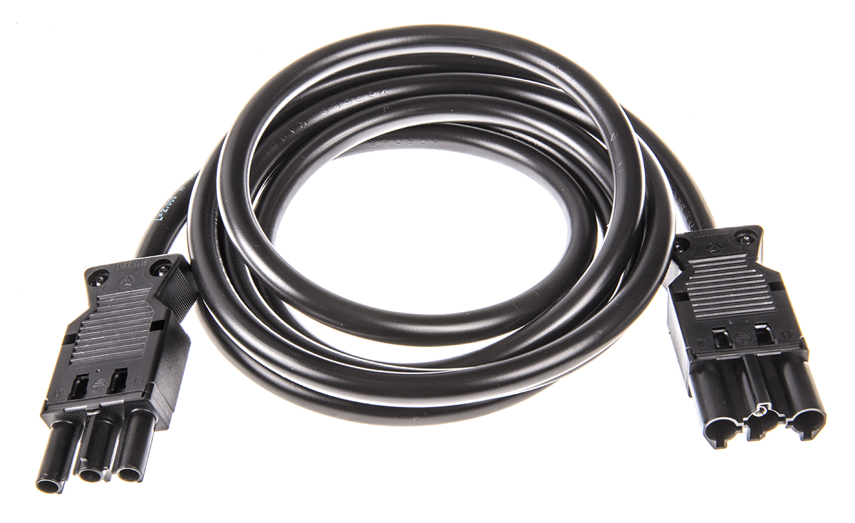 Wieland ST18 Series Jumper Lead, Male to Female, IP20