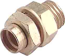 Huber+Suhner Straight RF Adapter MMCX Socket to MMCX Socket 1.5 → 6GHz