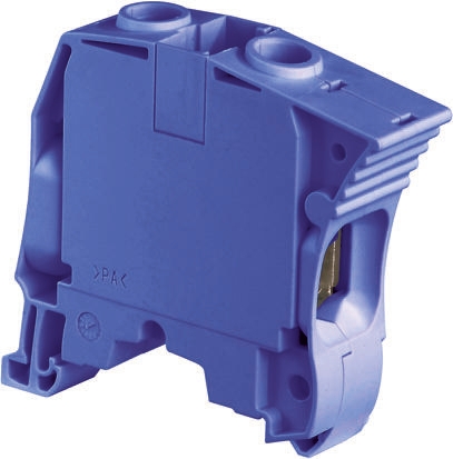 Entrelec 1SNK516020R0000 ZS35 Series Blue, 35mm², Double-Level, Screw Termination, ATEX