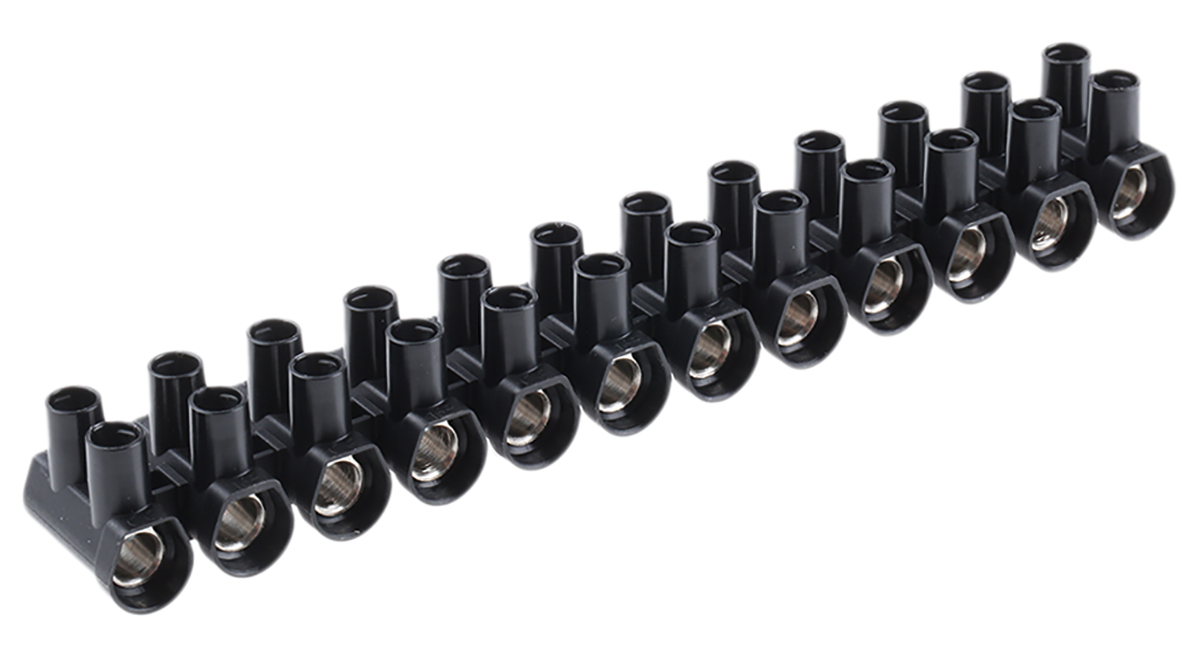 CAMDENBOSS Terminal Strip, 76A, 16 mm² Wire, Screw Termination