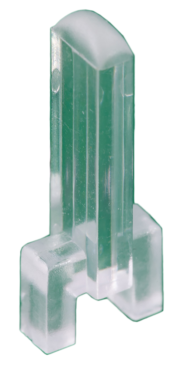 VLPR-24-650-2 Bivar, PCB Mounted LED Light Pipe, Clear Rectangle Lens