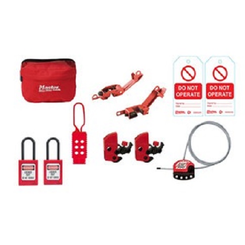 Master Lock Red Lockout Kit
