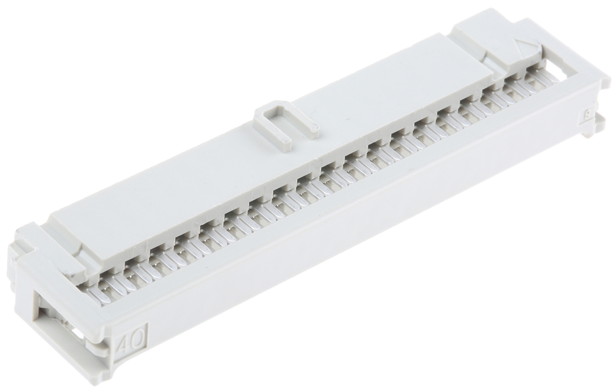 HARTING 40-Way IDC Connector Socket for Cable Mount, 2-Row