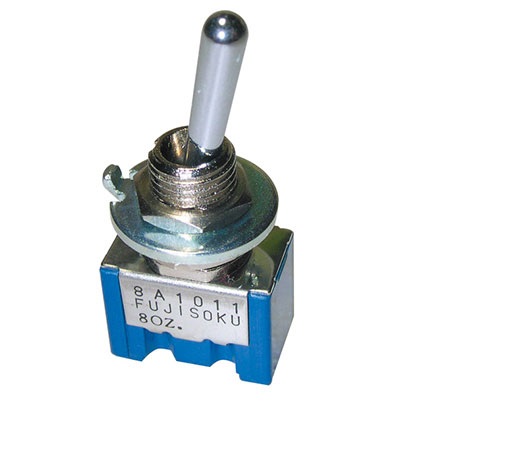 Nidec Components Toggle Switch, PCB Mount, On-On, SPDT, PC Straight Terminal
