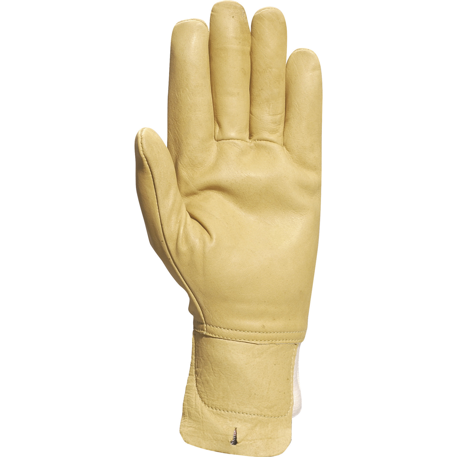Delta Plus CBHV2 Beige Leather Work Gloves, Size 10, Uncoated Coating