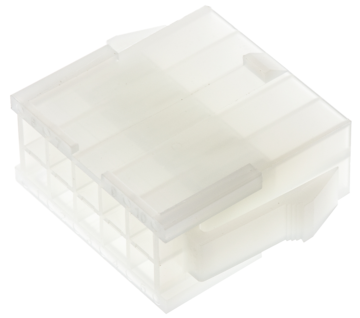 Molex, Mini-Fit Jr Male Connector Housing, 4.2mm Pitch, 10 Way, 2 Row