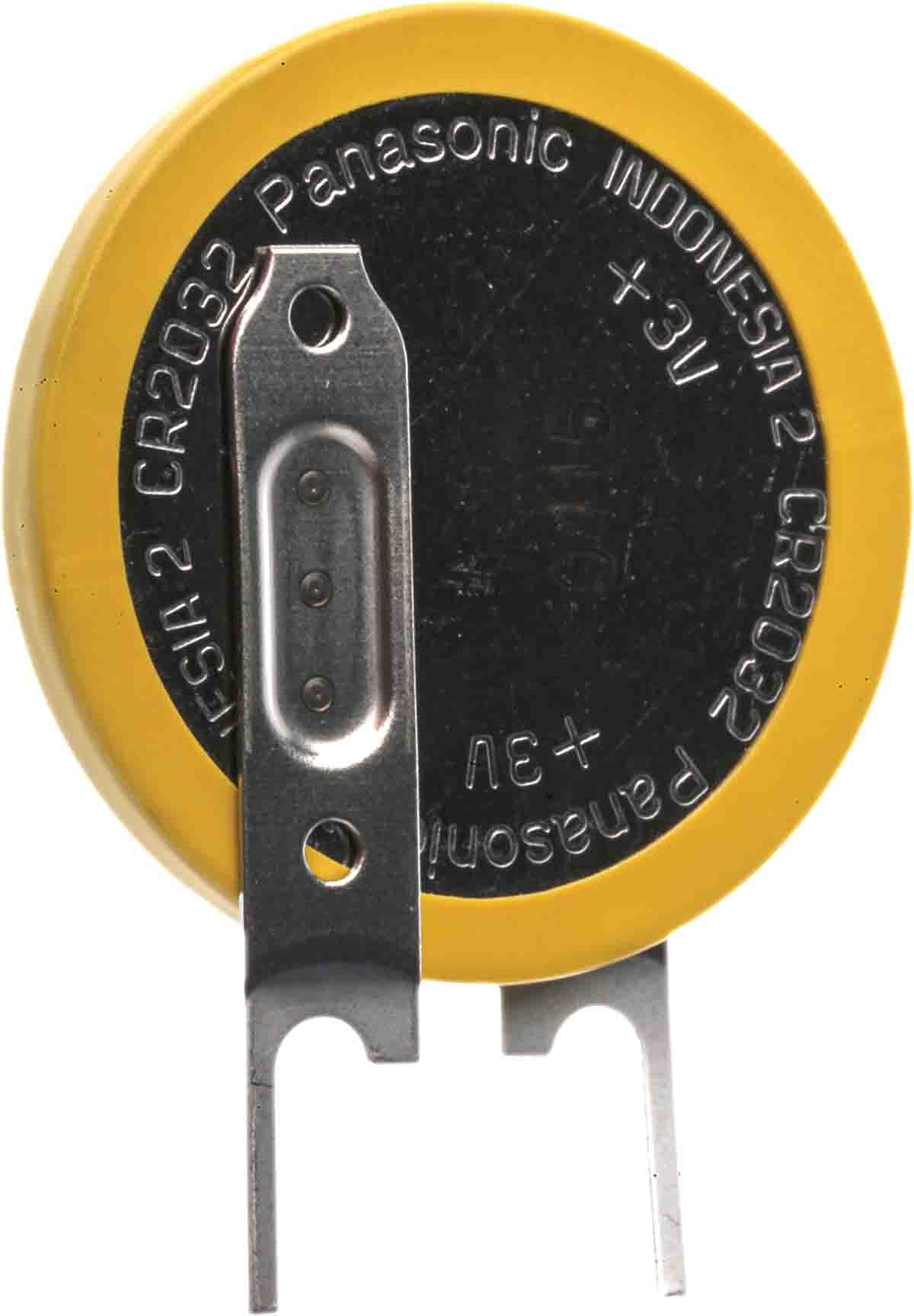 Panasonic CR2032 Button Battery, 3V, 20mm Diameter