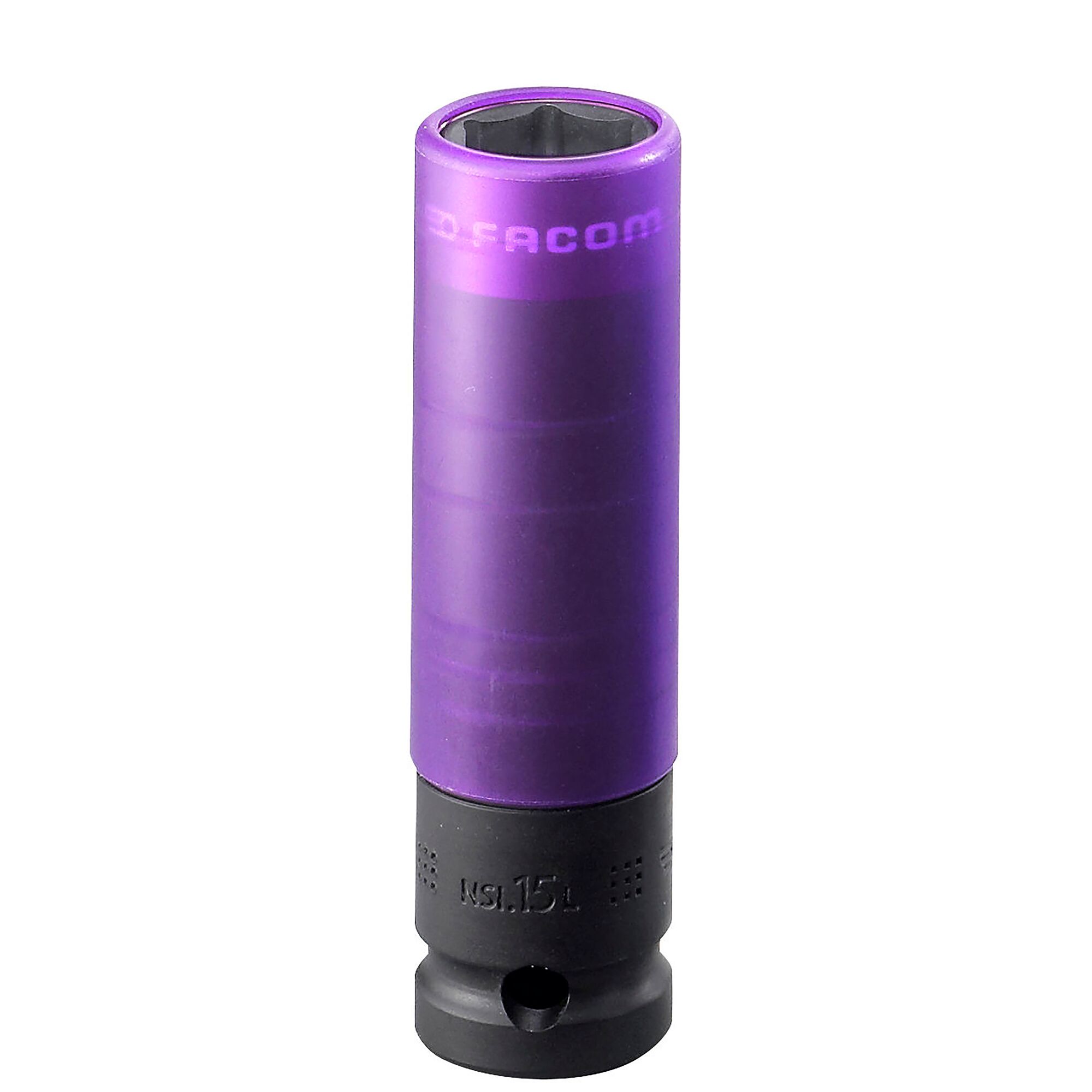 Facom 15mm, 1/2 in Drive Impact Socket, 210 mm length