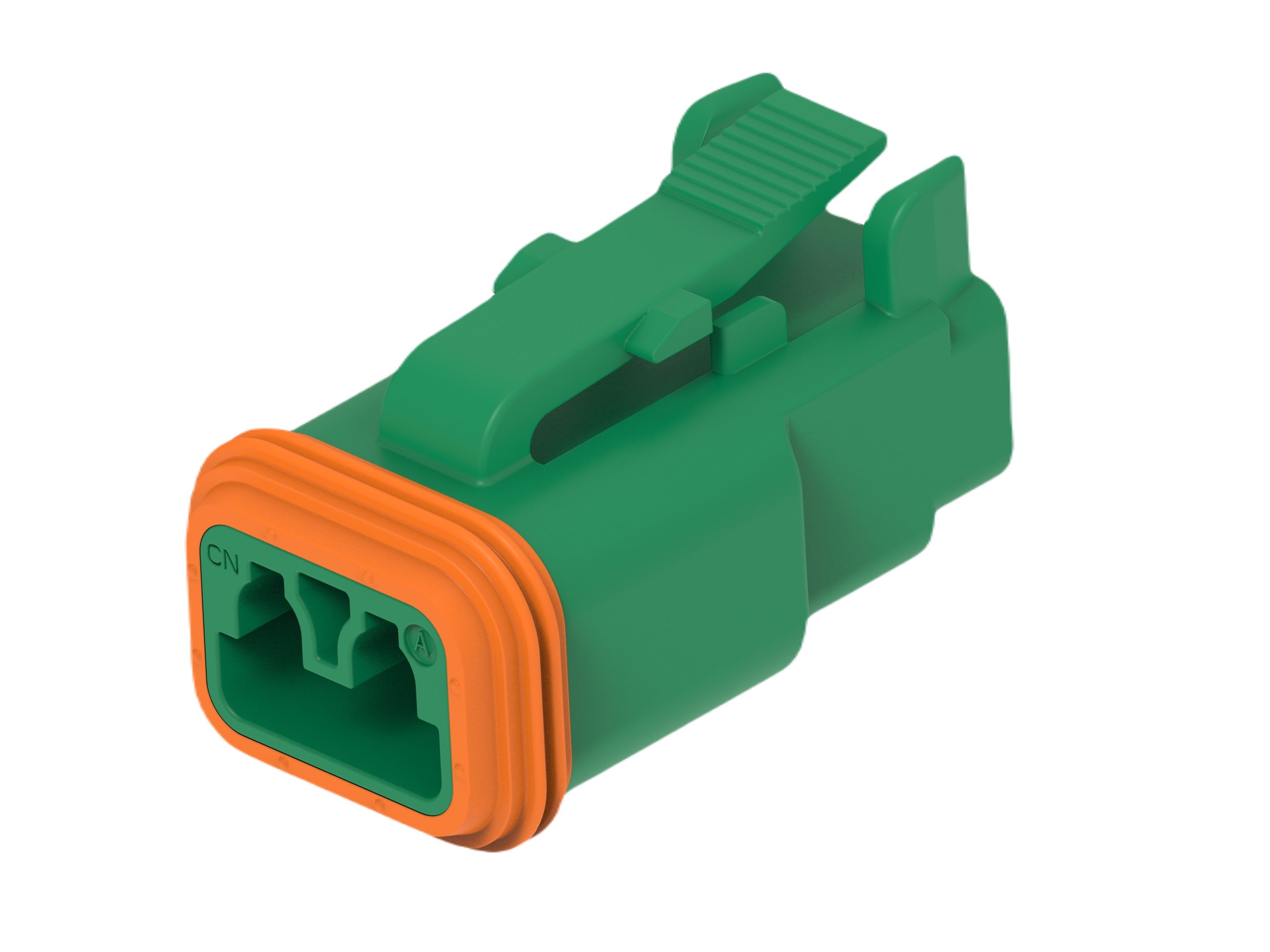 TE Connectivity, DT06-2S Automotive Connector Socket Green Cable 2 Way, Cable Termination DT06-2S-TE03