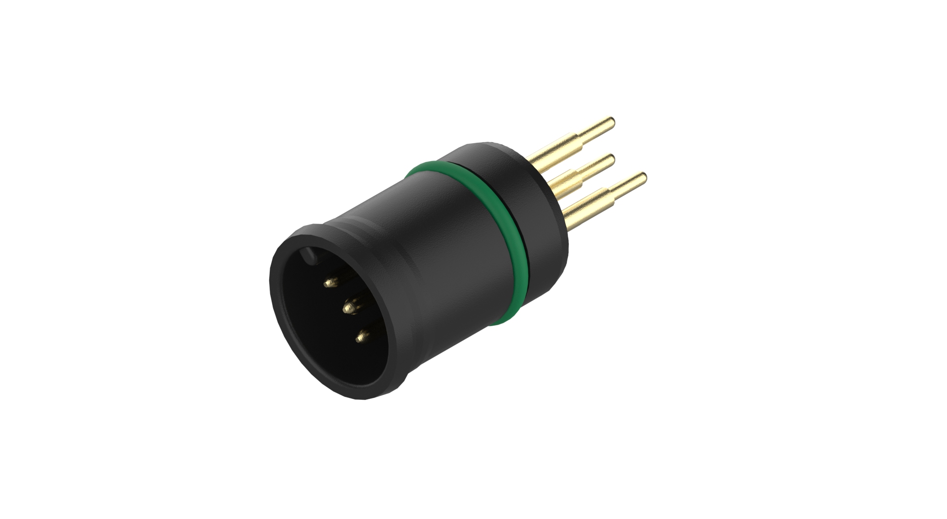 Lumberg Automation Industrial Circular Connector, 4 Contacts, Solder, M12 Connector, Plug, Male, IP65, IP67, RSE Series