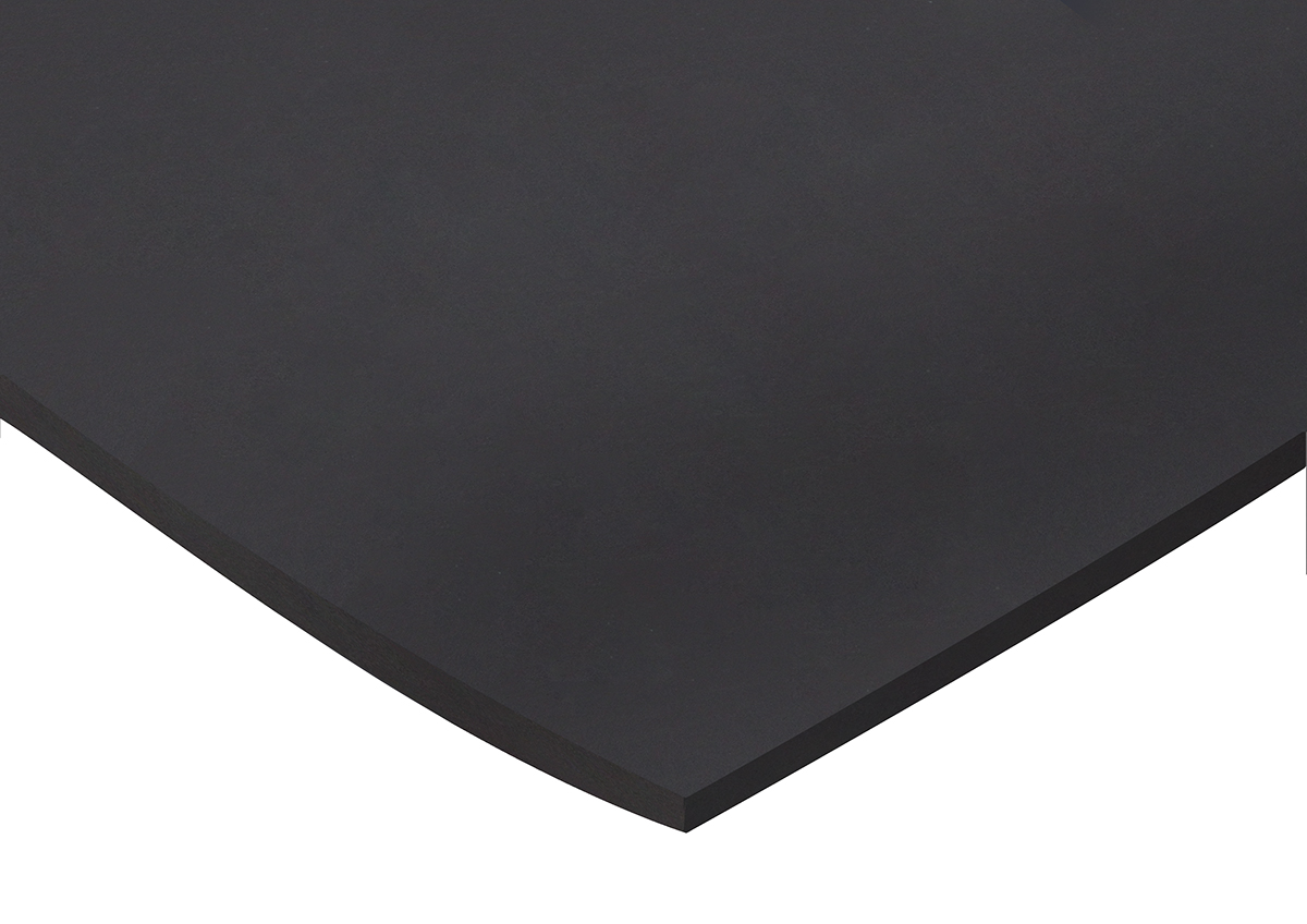 RS PRO Black Natural Rubber Rubber Sheet, 1m x 600mm x 6mm, -20°C to 70°C