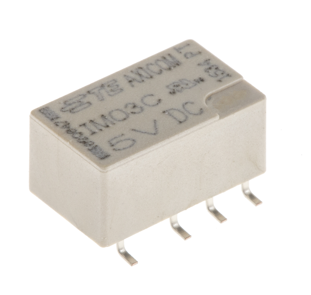 TE Connectivity Surface Mount Signal Relay, 5V dc Coil, 2A Switching Current, DPDT
