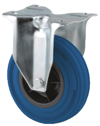 Tente Fixed Castor Wheel, 70kg Capacity, 80mm Wheel