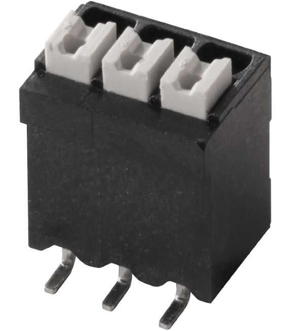 Weidmuller LSF Series PCB Terminal Block, 6-Contact, 3.5mm Pitch, Surface Mount, 1-Row