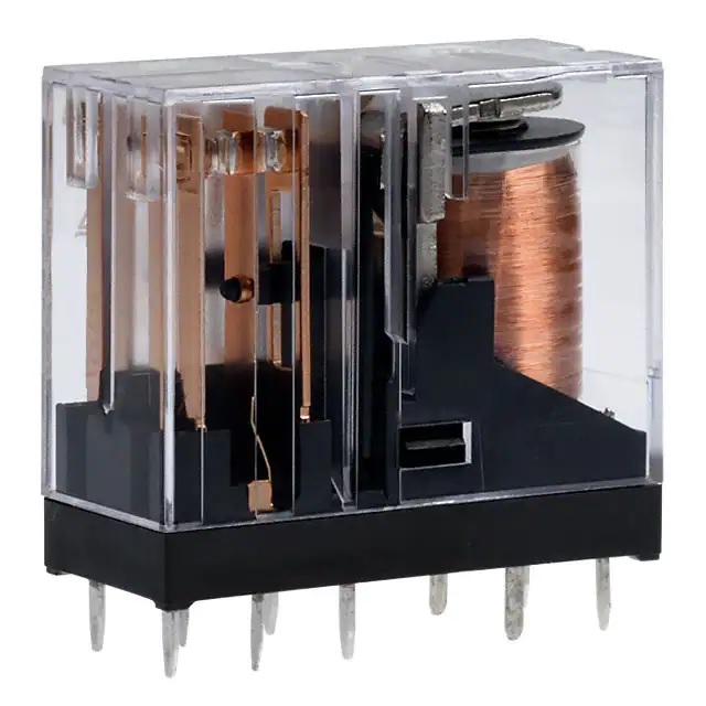 Omron PCB Mount Power Relay, 24V dc Coil, 3A Switching Current, DPDT
