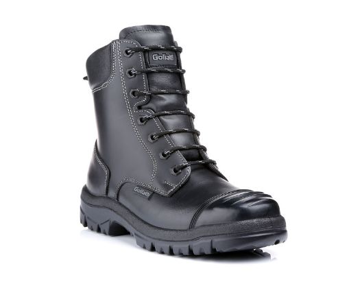 Goliath SDR15CSIZ Black Steel Toe Capped Unisex Safety Boot, UK 12, EU 47
