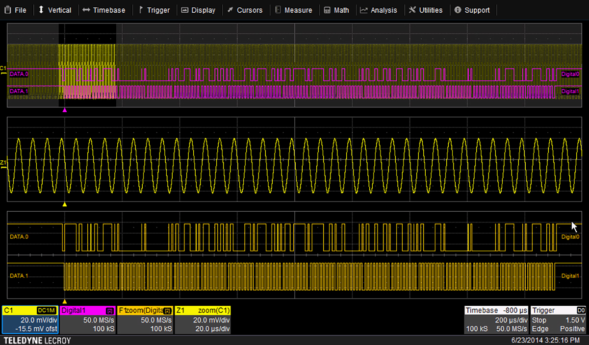 Teledyne LeCroy MSO Oscilloscope Software for Use with T3DSO1000 Series Oscilloscopes