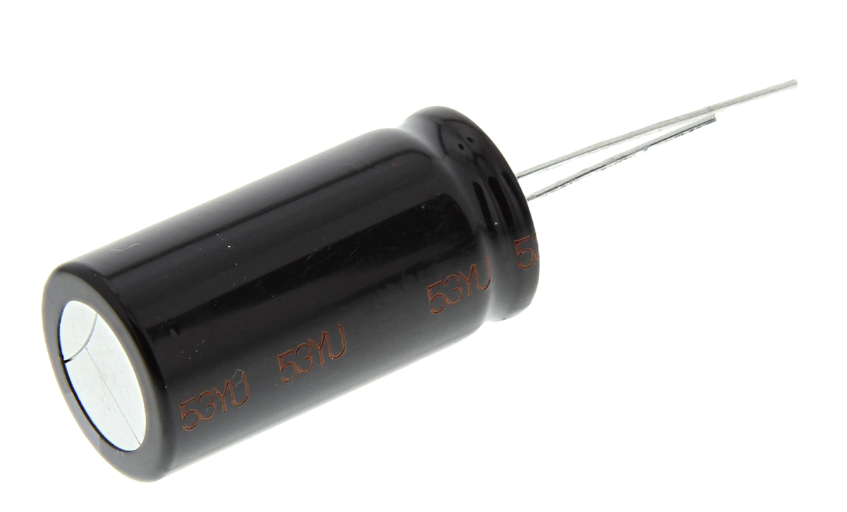 Panasonic 22000μF Aluminium Electrolytic Capacitor 10V dc, Radial, Through Hole - EEUHD1A223