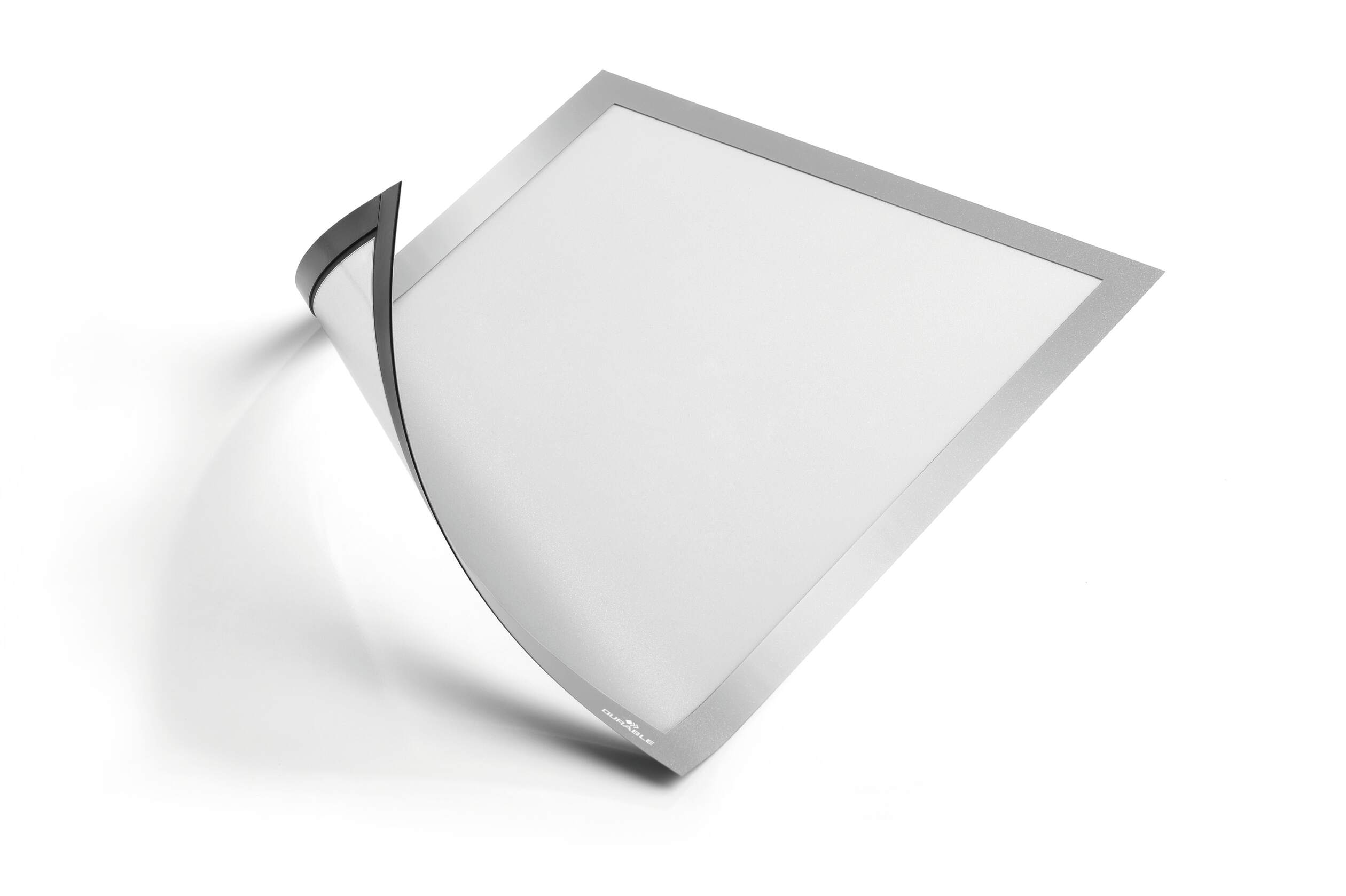 Durable MagneticDURAFRAME® MAGNETIC Silver A4 Metal Information Frame, 323mm Height, 236mm Width