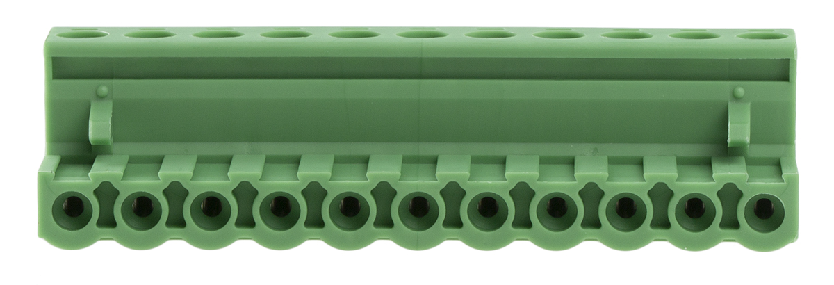 Phoenix Contact, 5.08mm Pitch, MSTB 2.5/11-ST-5.08, 11 Way, Pluggable Terminal Block, Plug, Cable Mount, Screw