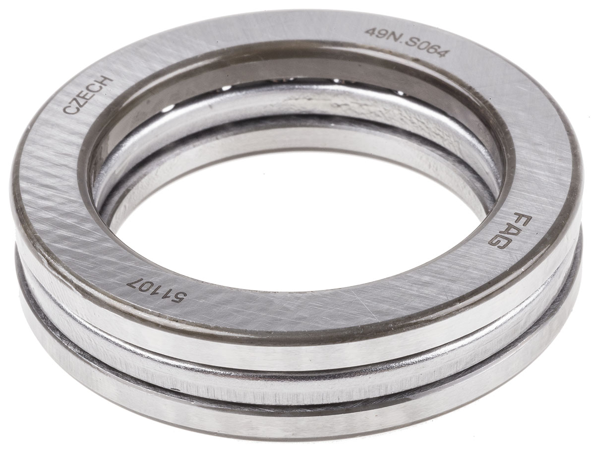 FAG 51107 1 Row Ball Bearing - 35 mm ID, 52 mm OD