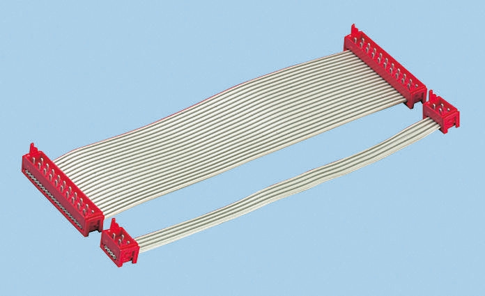 TE Connectivity Micro-MaTch Series Flat Ribbon Cable, 12-Way, 1.27mm Pitch, 100mm Length, Micro-MaTch IDC to