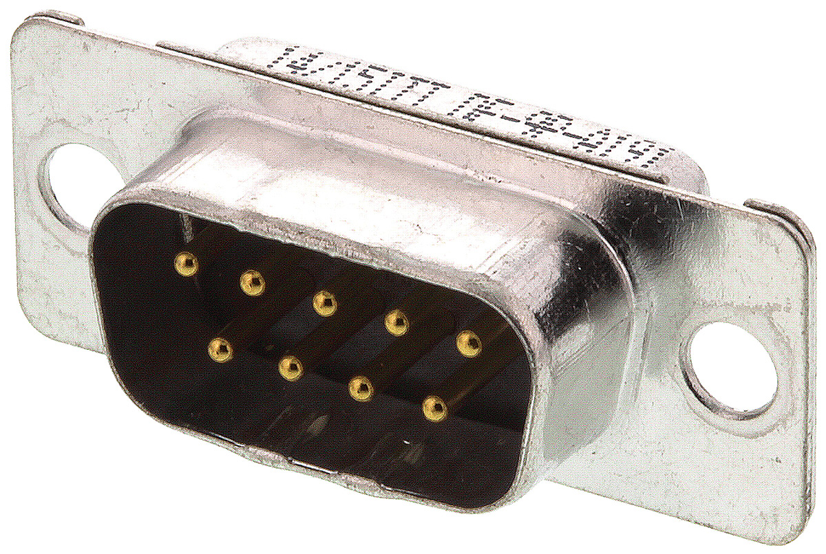 ITT Cannon ORIGINAL D 9 Way Panel Mount D-sub Connector Plug