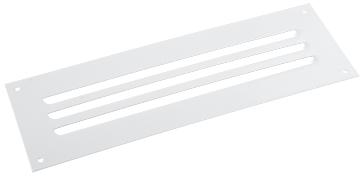 Rittal Grey Steel Vent Grille, Parallel Slat, 110 x 330mm