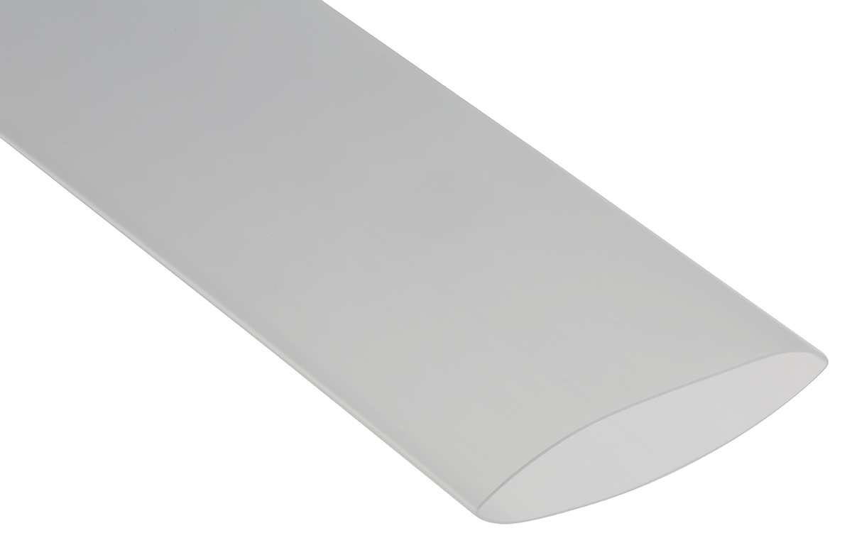 TE Connectivity Heat Shrink Tubing, Clear 38mm Sleeve Dia. x 1.2m Length 2:1 Ratio, RNF-100 Series