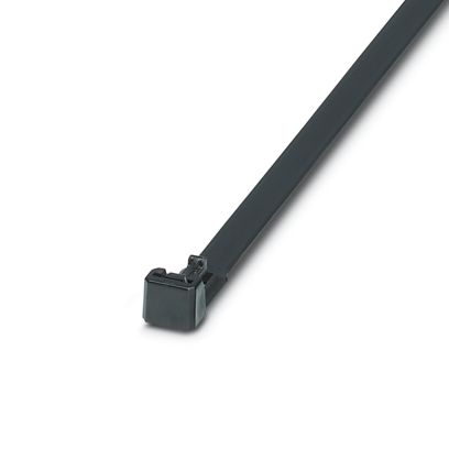 Phoenix Contact Cable Ties, Standard, 200mm x 7.5 mm, Black Polyamide, Pk-100