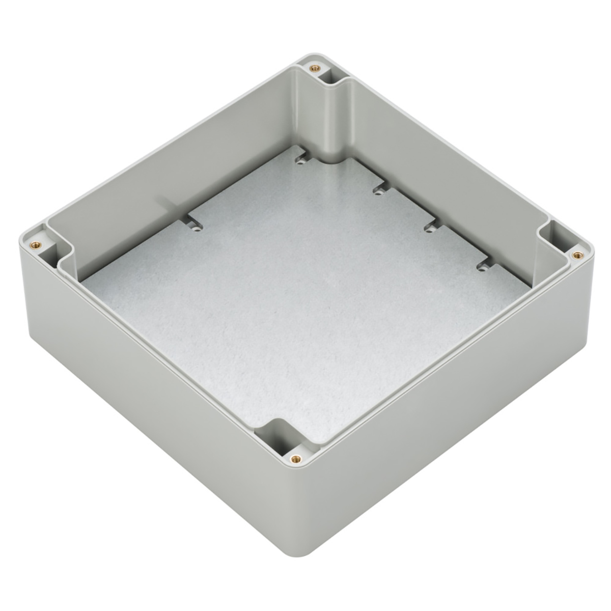 RS PRO Galvanised Steel Mounting Plate, 2mm H, 171mm W, 220mm L for Use with RS PRO 1920697 Hermetic Enclosure