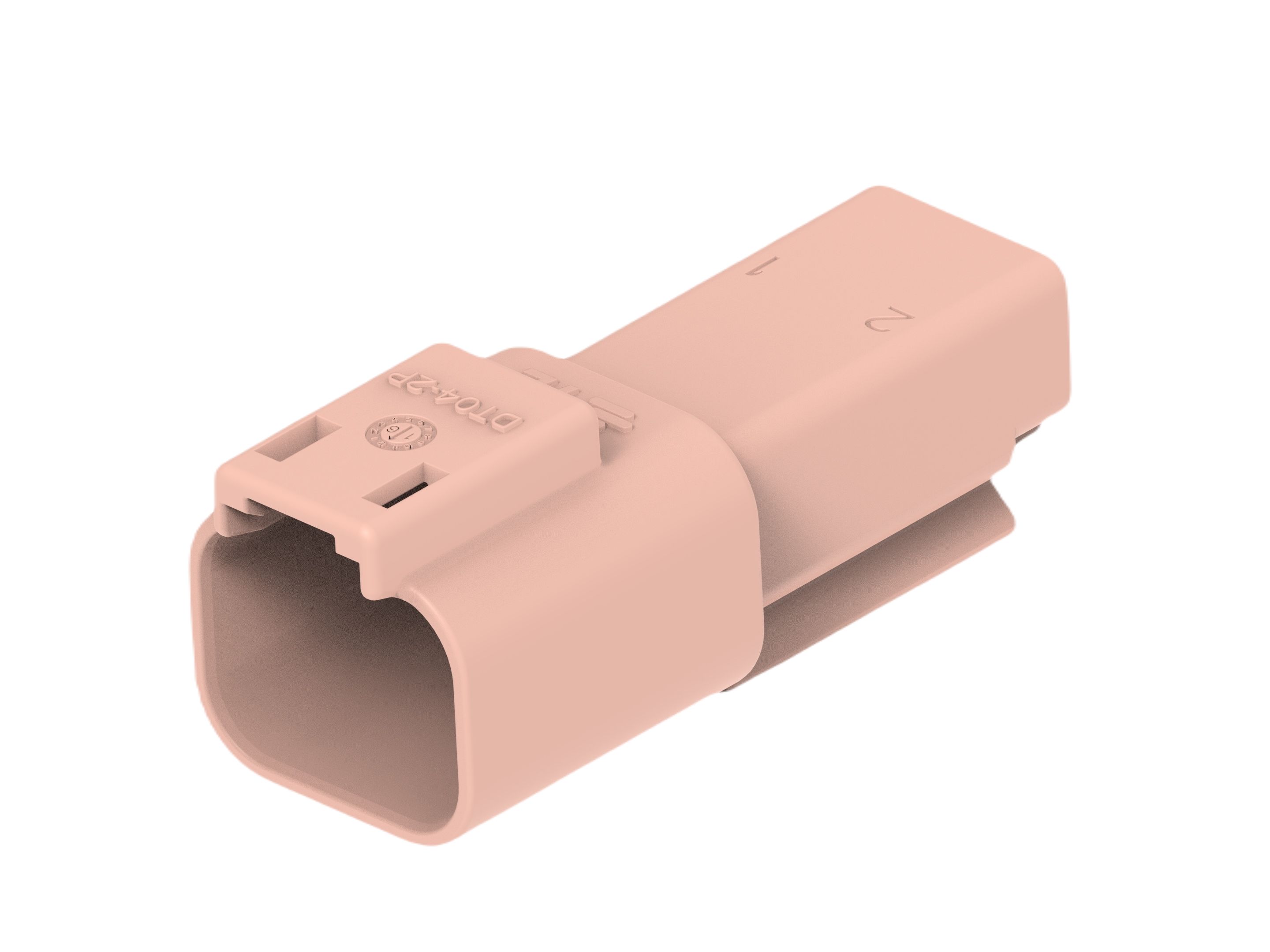 TE Connectivity, DT04-2P Automotive Connector Plug Brown Cable 2 Way, Cable Termination DT04-2P-TN09