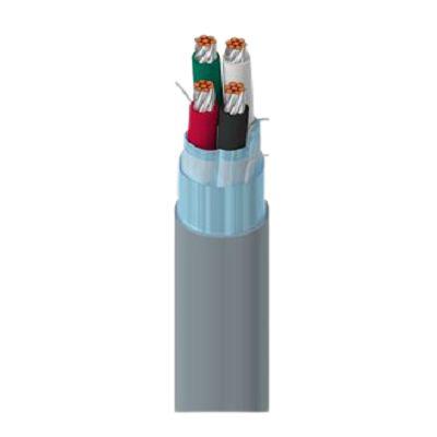 Belden8728 Series 4 Core Line level Low Voltage signal Cable, 0.33 mm² CSA Screened, 5.46mm od, 152m, Chrome