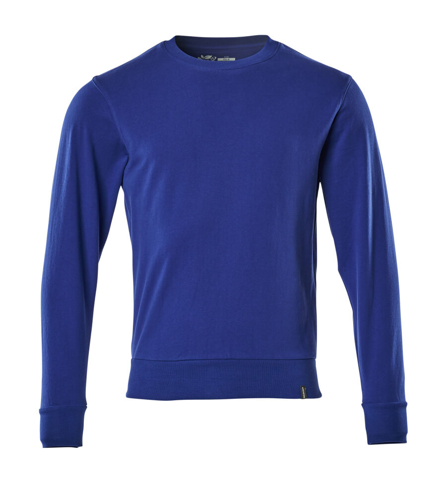 Mascot Workwear 20484 Blue Organic Cotton Men Work Sweatshirt M